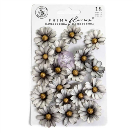 Prima Marketing Bewitched Flowers Ghostly Blooms 18pz