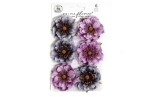 Prima Marketing Bewitched Flowers Moonlit Petals 6pz
