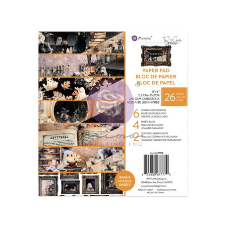 Prima Marketing Bewitched Paper Pad 15x15cm