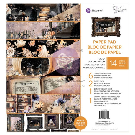 Prima Marketing Bewitched Paper Pad 30x30cm