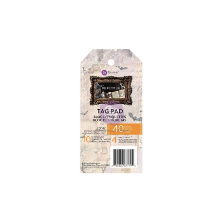 Prima Marketing Bewitched 3x6'' Tag Pad