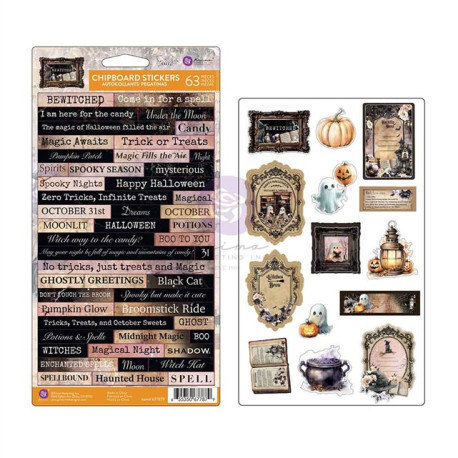 Prima Marketing Bewitched Chipboard Stickers