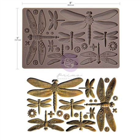 Prima Marketing Machine Dragonflies Decor Mould