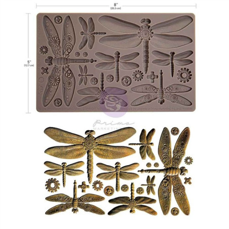 Prima Marketing Machine Dragonflies Decor Mould