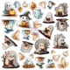 Prima Marketing Bewitched Vellum Ephemera The Boo Crew 60pz