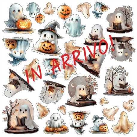 Prima Marketing Bewitched Vellum Ephemera The Boo Crew 60pz