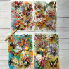 AALL & Create Radiant Florals A5 Rub-Ons Zesty Blossoms