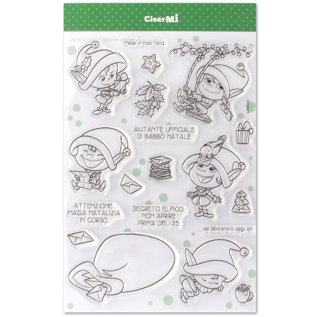 Timbro Clear-Mi 2678-CLEM-E Believe in your Elf