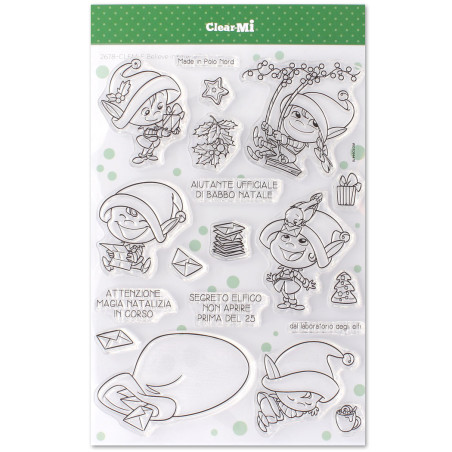 Timbro Clear-Mi 2678-CLEM-E Believe in your Elf