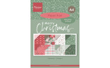 Marianne Design Merry Christmas A4 Paper Pad