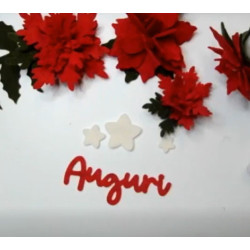 Fustella Alta Futura Premana Auguri con stelle 4700