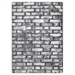 Sizzix 3D Texture Fades by Tim Holtz A5 Brickwork 666958