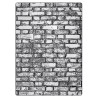 Sizzix 3D Texture Fades by Tim Holtz A5 Brickwork 666958