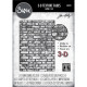 Sizzix 3D Texture Fades by Tim Holtz A5 Brickwork 666958