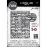 Sizzix 3D Texture Fades by Tim Holtz A5 Brickwork 666958