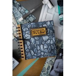 Sizzix 3D Texture Fades by Tim Holtz A5 Cobblestone 666959