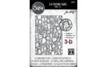Sizzix 3D Texture Fades by Tim Holtz A5 Cobblestone 666959