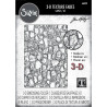 Sizzix 3D Texture Fades by Tim Holtz A5 Cobblestone 666959