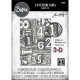 Sizzix 3D Texture Fades by Tim Holtz A5 Numbered 667081