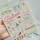 Rosie's Studio Peppermint Twist Chipboard Stickers 2 fogli