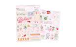 Rosie's Studio Peppermint Twist Chipboard Stickers 2 fogli