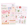 Rosie's Studio Peppermint Twist Chipboard Stickers 2 fogli