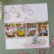 Rosie's Studio Peppermint Twist Cardstock Diecut Ephemera FOILED 110pz