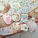 Rosie's Studio Peppermint Twist Cardstock Diecut Ephemera FOILED 110pz