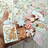 Rosie's Studio Peppermint Twist Cardstock Diecut Ephemera FOILED 110pz
