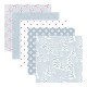 Rosie's Studio Peppermint Twist Paper Pack 30x30cm con FOIL ORO