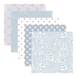 Rosie's Studio Peppermint Twist Paper Pack 30x30cm con FOIL ORO