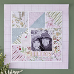 Rosie's Studio Peppermint Twist Paper Pack 30x30cm con FOIL ORO
