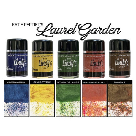Lindy's Stamp Gang Katie Pertiet's Laurel Garden Magical Shaker 2.0 SET
