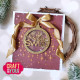 Craft&You Sparks Wreath A6 Stencil