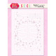 Craft&You Sparks Wreath A6 Stencil
