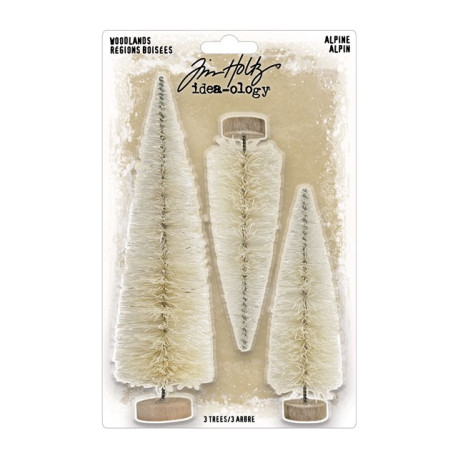 Idea-ology Tim Holtz Christmas Woodlands Alpine 3pz