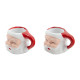 Idea-ology Tim Holtz Christmas Santa Mug 2pz
