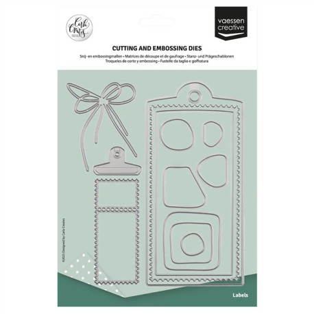 Vaessen Creative Cutting & Embossing Die TAG GRANDE