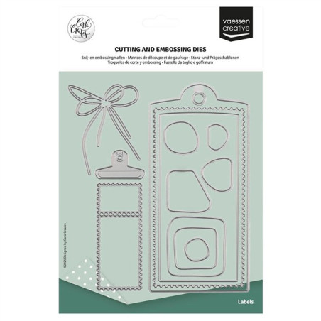 Vaessen Creative Cutting & Embossing Die TAG GRANDE