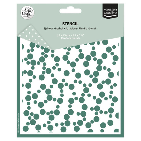 Vaessen Creative Stencil STELLE ROTONDE