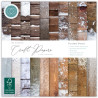 Craft Consortium Essential Craft Papers Paper Pad Frosted Wood 15x15cm