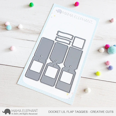 Mama Elephant Docket Lil Flap Taggies CREATIVE CUTS