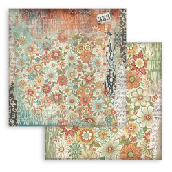 Stamperia Furry Friends MAXI Backgrounds Paper Pack 30x30cm