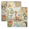 Stamperia Furry Friends Paper Pack 30x30cm