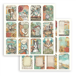 Stamperia Furry Friends Paper Pack 30x30cm