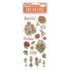 Stamperia Furry Friends Rub-On Flowers