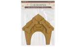 Stamperia MDF Crafty Shapes Blanks Doghouse and Bones
