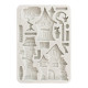Stamperia Furry Friends Silicon Mould A5 Houses