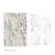 Stamperia Furry Friends Silicon Mould A5 Houses