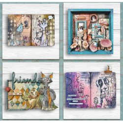 Stamperia Furry Friends Paper Pack 20x20cm